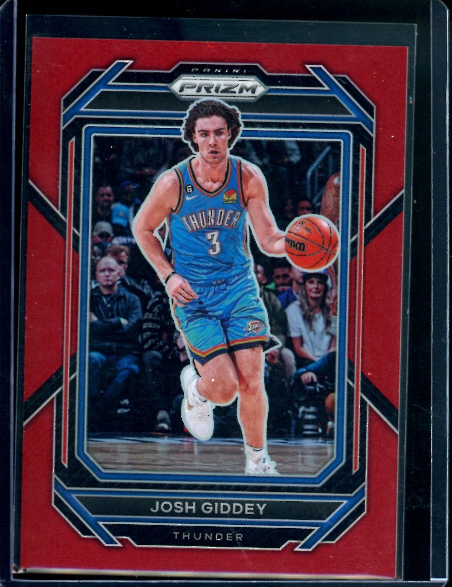 2022/23 Panini Prizm Josh Giddey Red /299 Thunder - Trading Card Market