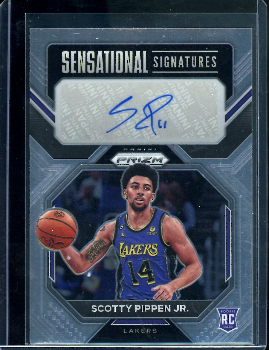2022/23 Panini Prizm Scotty Pippen Jr. Rookie Auto Lakers - Trading Card Market