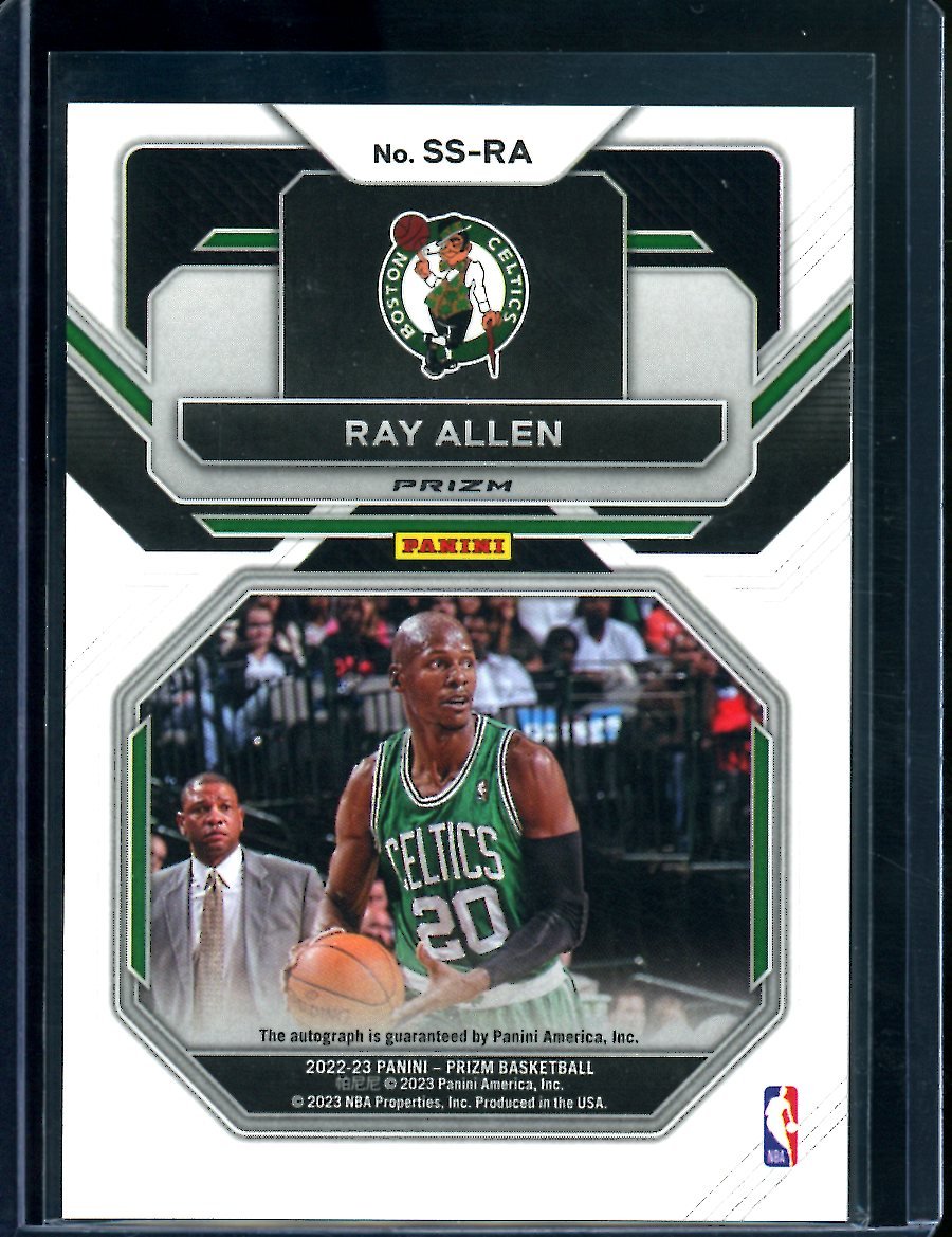 2022/23 Panini Prizm Ray Allen Silver Auto Celtics - Trading Card Market