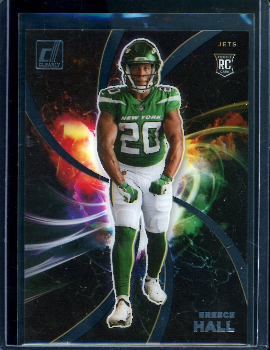 2022 Panini Donruss Clearly Breece Hall Rookie Night Moves SSP Jets - Trading Card Market