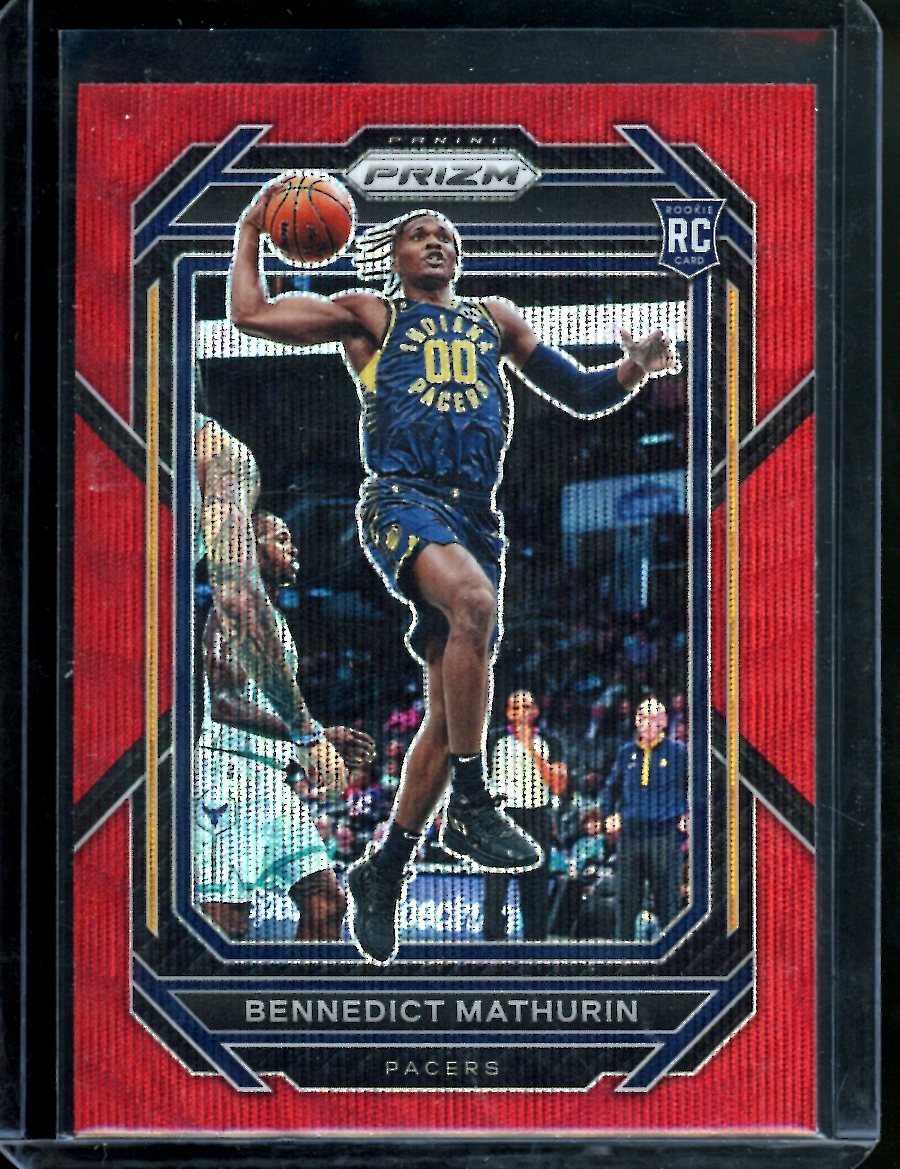 2022/23 Panini Prizm Bennedict Mathurin Rookie Red Wave Pacers - Trading Card Market