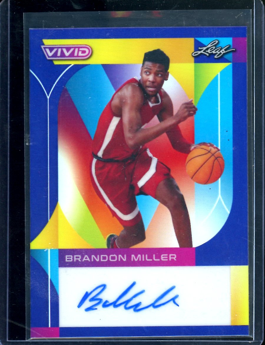2022/23 Leaf Vivid Brandon Miller Auto /30 Alabama - Trading Card Market