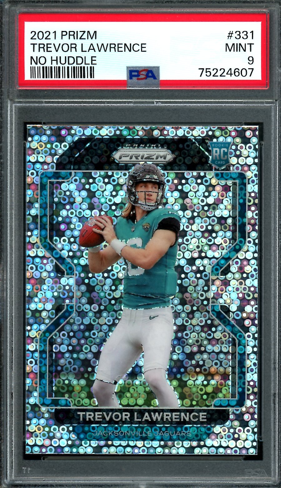 2021 Panini Prizm Trevor Lawrence Rookie Disco PSA 9 Jaguars - Trading Card Market