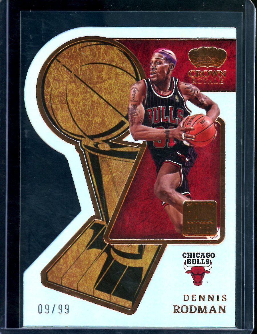 2022/23 Panini Crown Royale Dennis Rodman Hand Crafted /99 Bulls - Trading Card Market