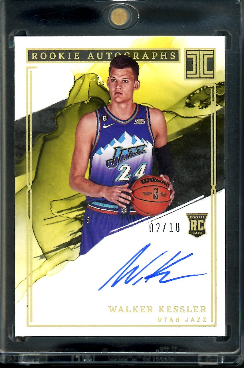 2022/23 Panini Impeccable Walker Kessler Rookie Auto Gold /10 Jazz - Trading Card Market