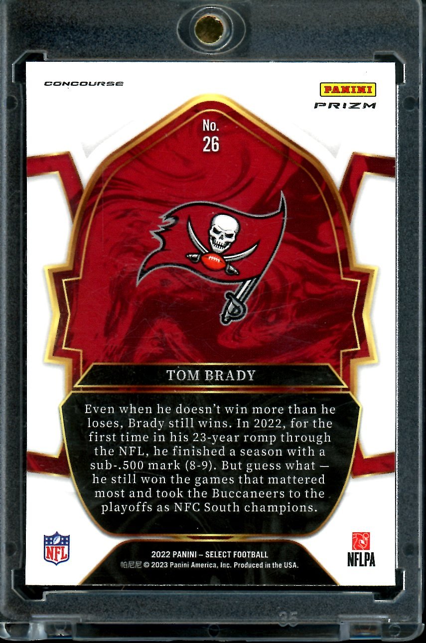 2022 Panini Select Tom Brady Zebra SSP Buccaneers - Trading Card Market