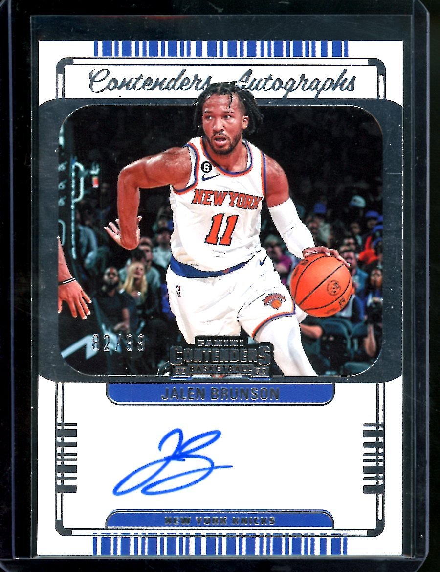 2022/23 Panini Contenders Jalen Brunson Auto /99 Knicks – Trading 
