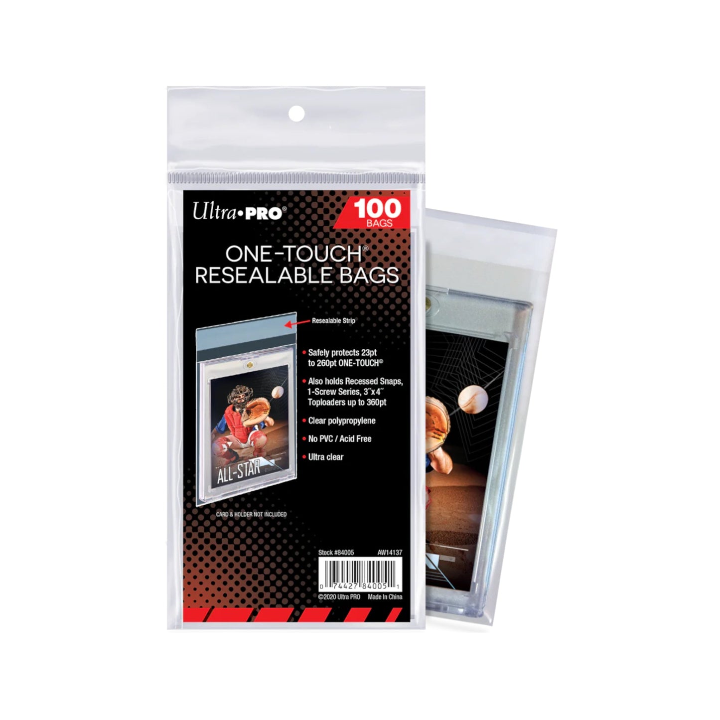 Ultra Pro Resealable One - Touch Bag - Trading Card Market