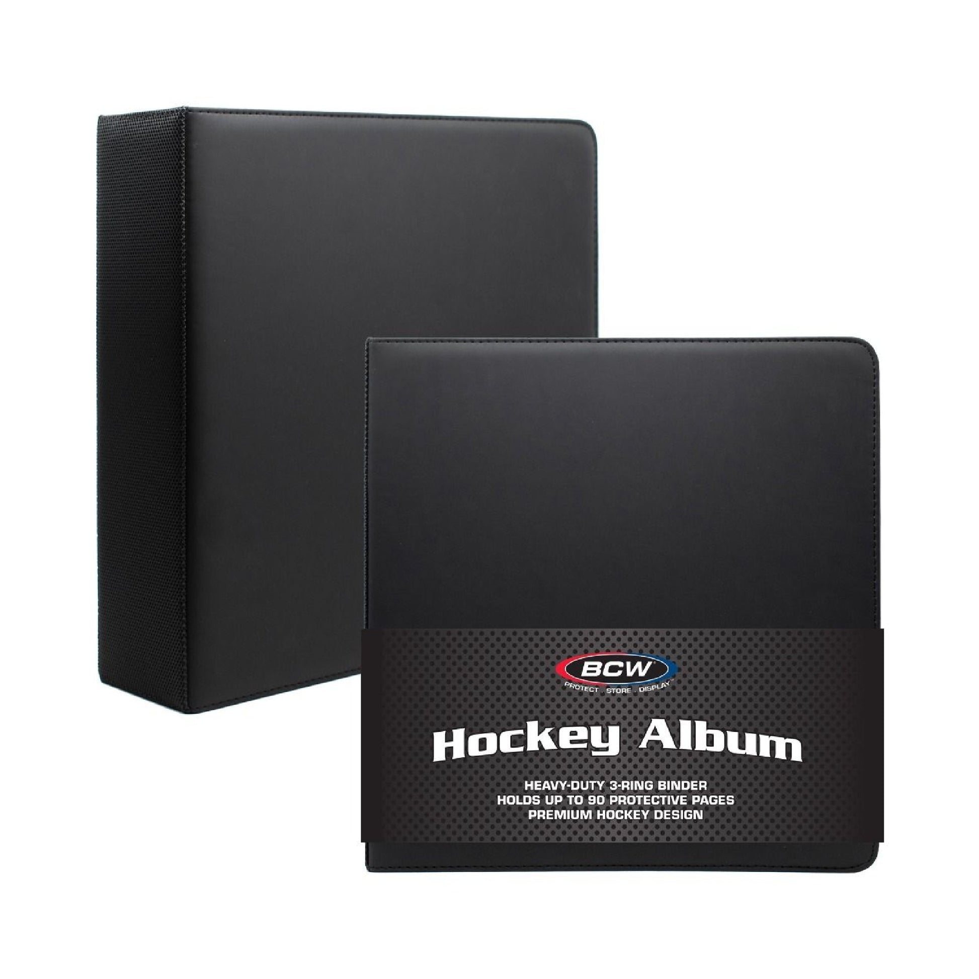 BCW 3 in. Hockey Collectors Album (Premium Black) Trading Card Market BCW 3 in. Hockey Collectors Album (Premium Black) Trading Card Market