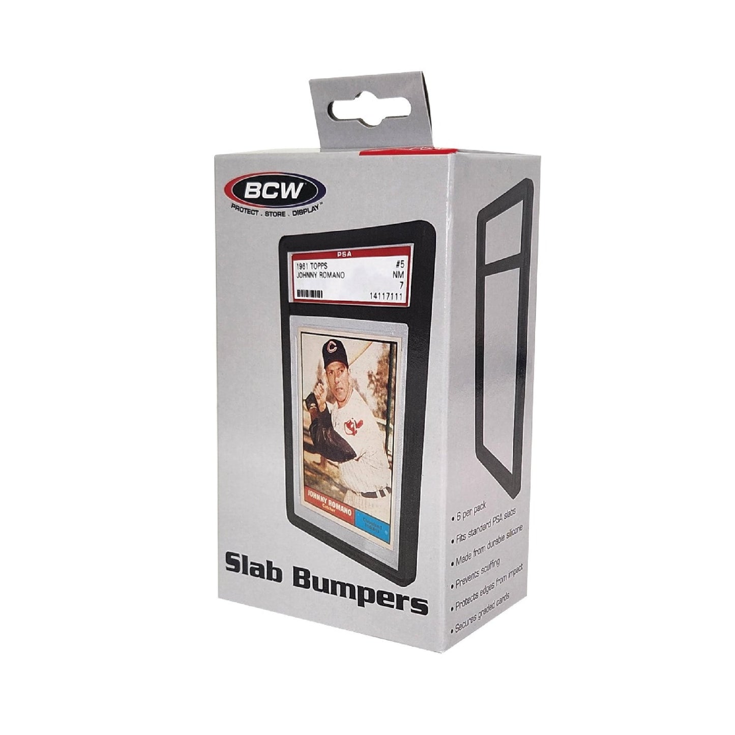 BCW Slab Bumpers For PSA Cards (Black)