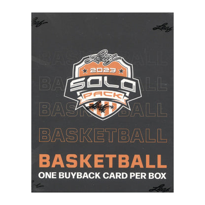 2023 Leaf Solo Pack Basketball Hobby Box