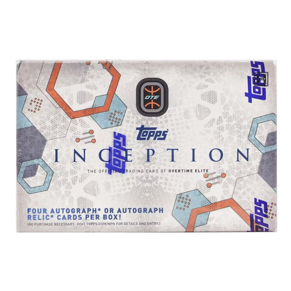 2022/23 Topps Inception OTE Overtime Elite Basketball Hobby Box – Trading  Card Market