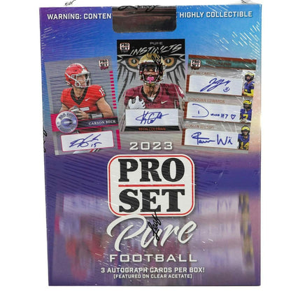 2023 Leaf Pro Set Pure Football Hobby Box