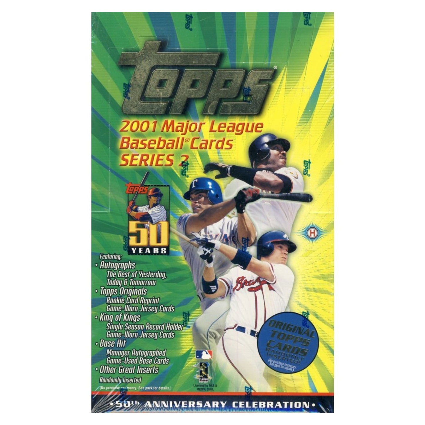 2001 Topps Series 2 Baseball Jumbo Box - Trading Card Market