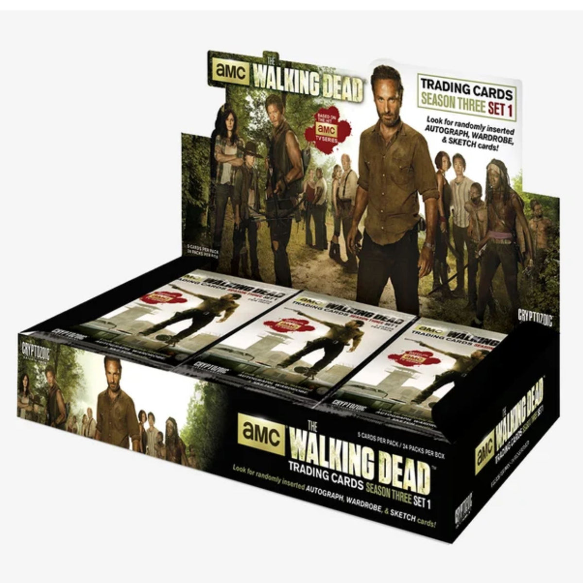 2014 Cryptozoic Walking Dead Season 3 Part 1 Box