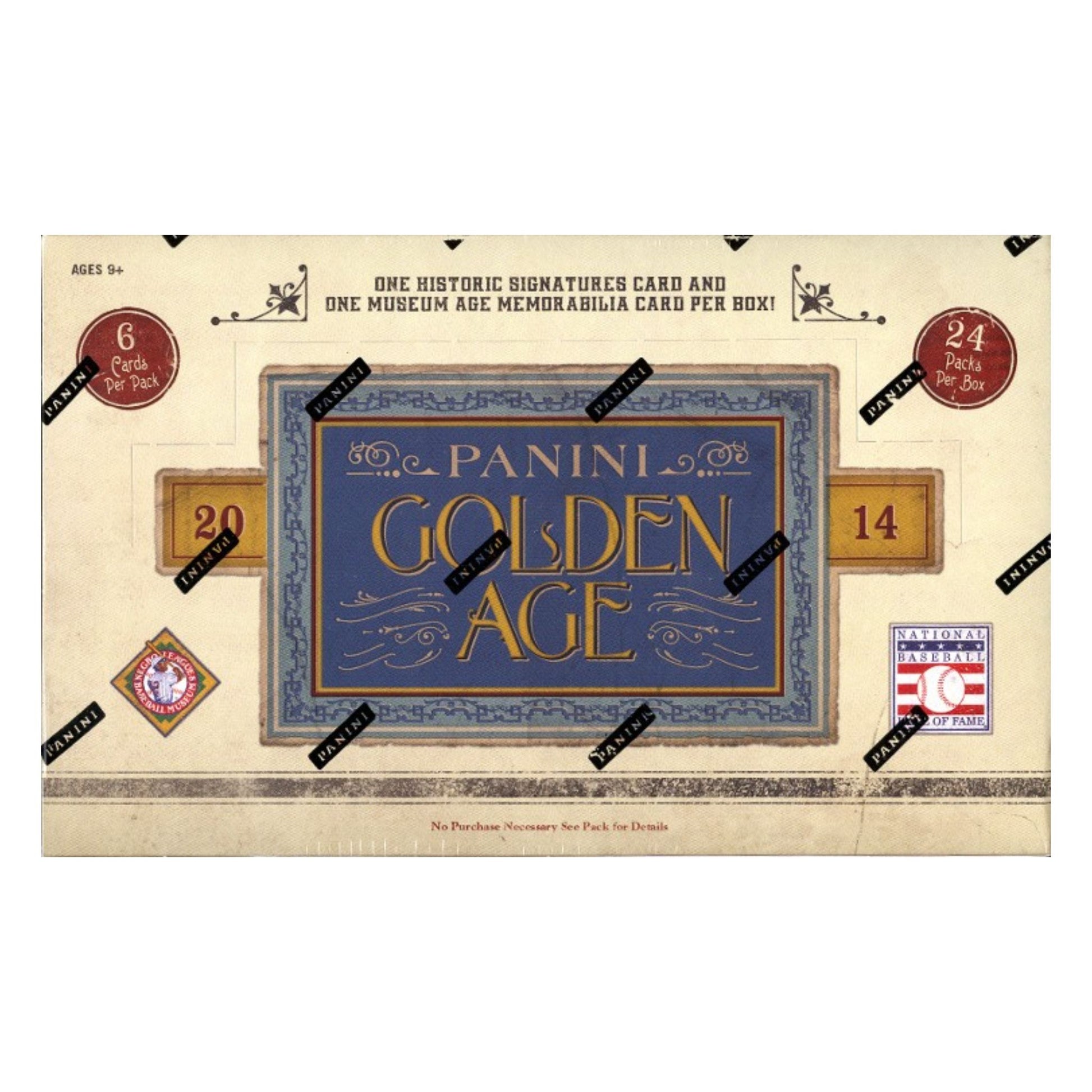 2014 Panini Golden Age Baseball Hobby Box - Trading Card Market