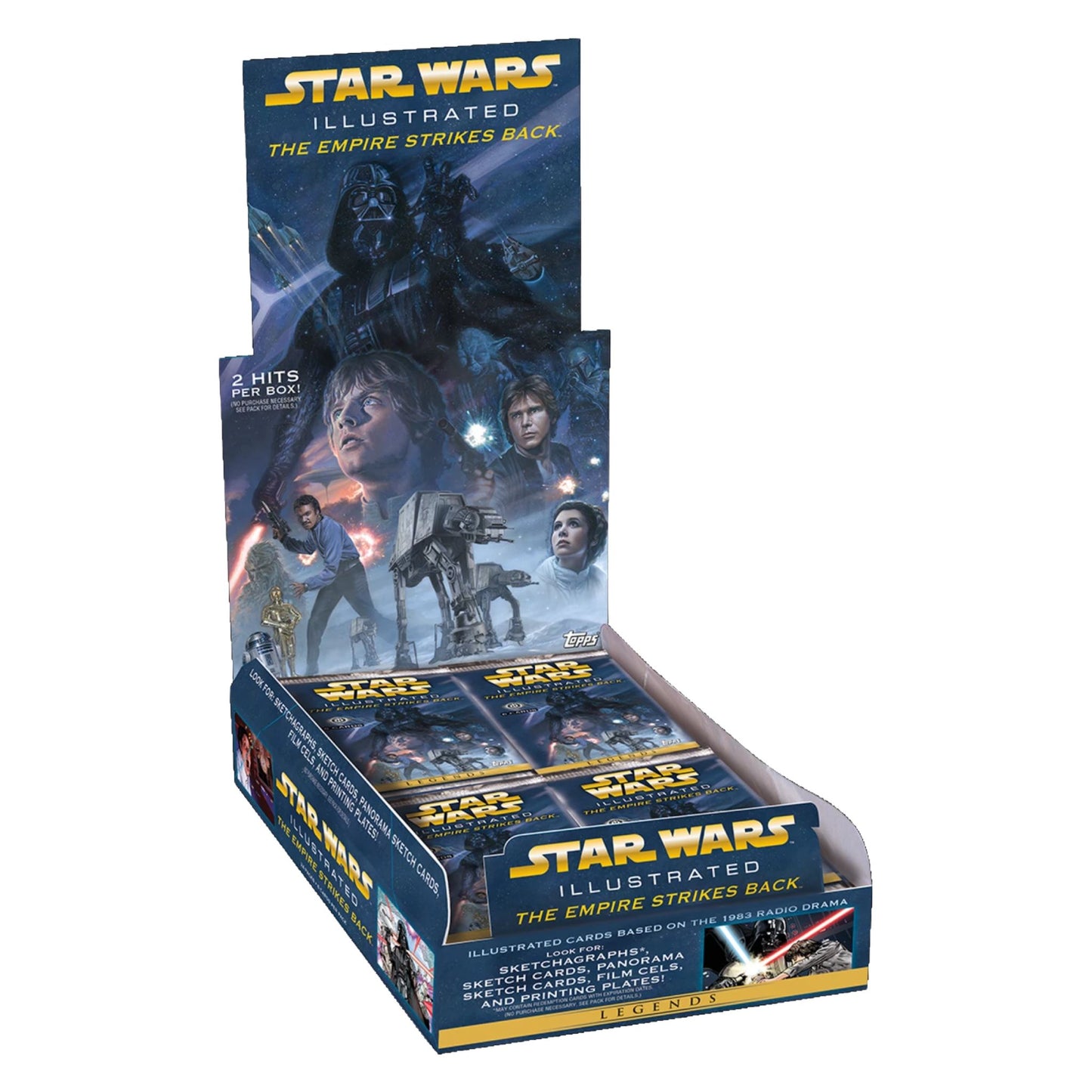 2015 Topps Star Wars Illustrated Empire Strikes Back Hobby Box - Trading Card Market