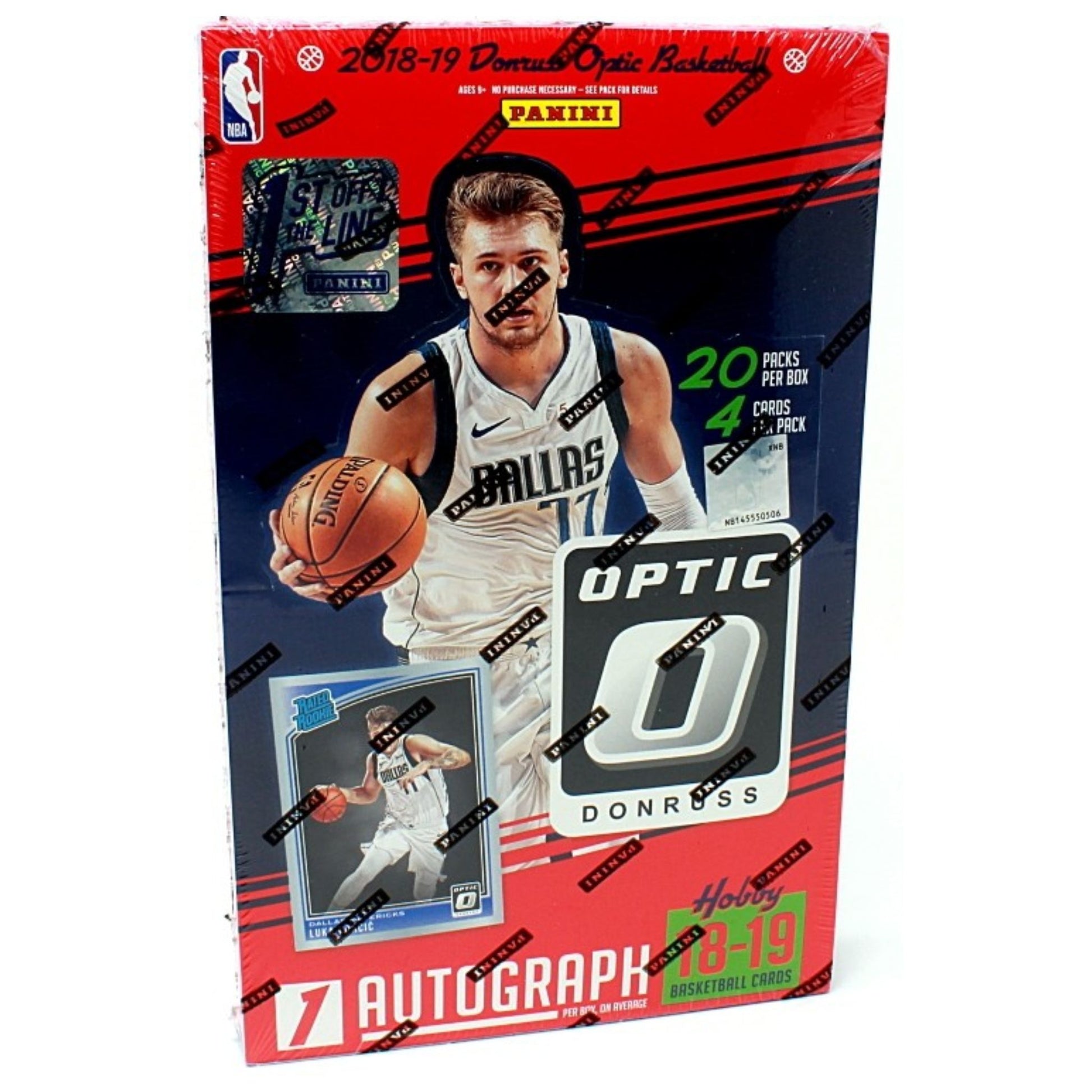 2018/19 Panini Donruss Optic Basketball 1st Off The Line Hobby Box - Trading Card Market