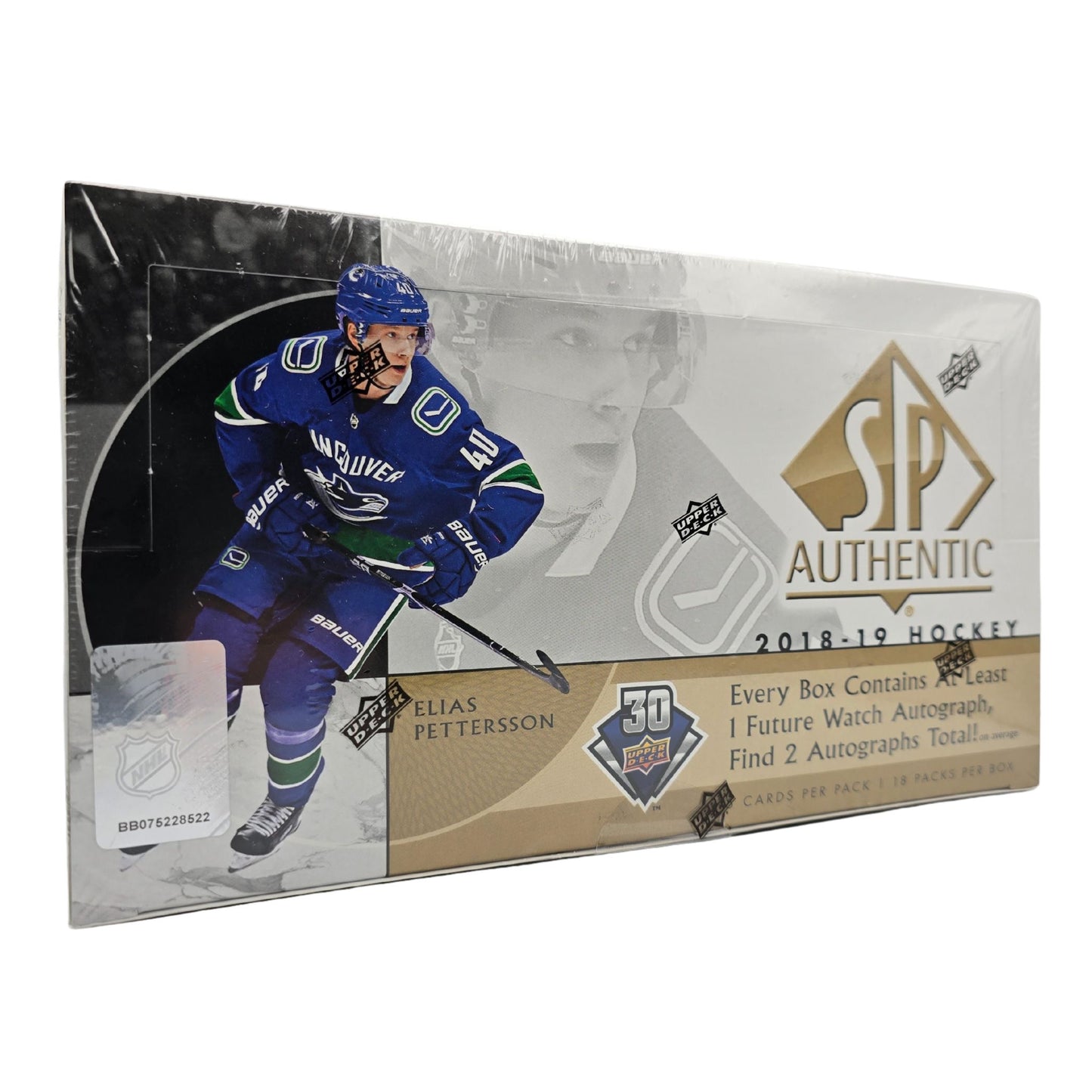 2018/19 Upper Deck SP Authentic Hockey Hobby Box - Trading Card Market