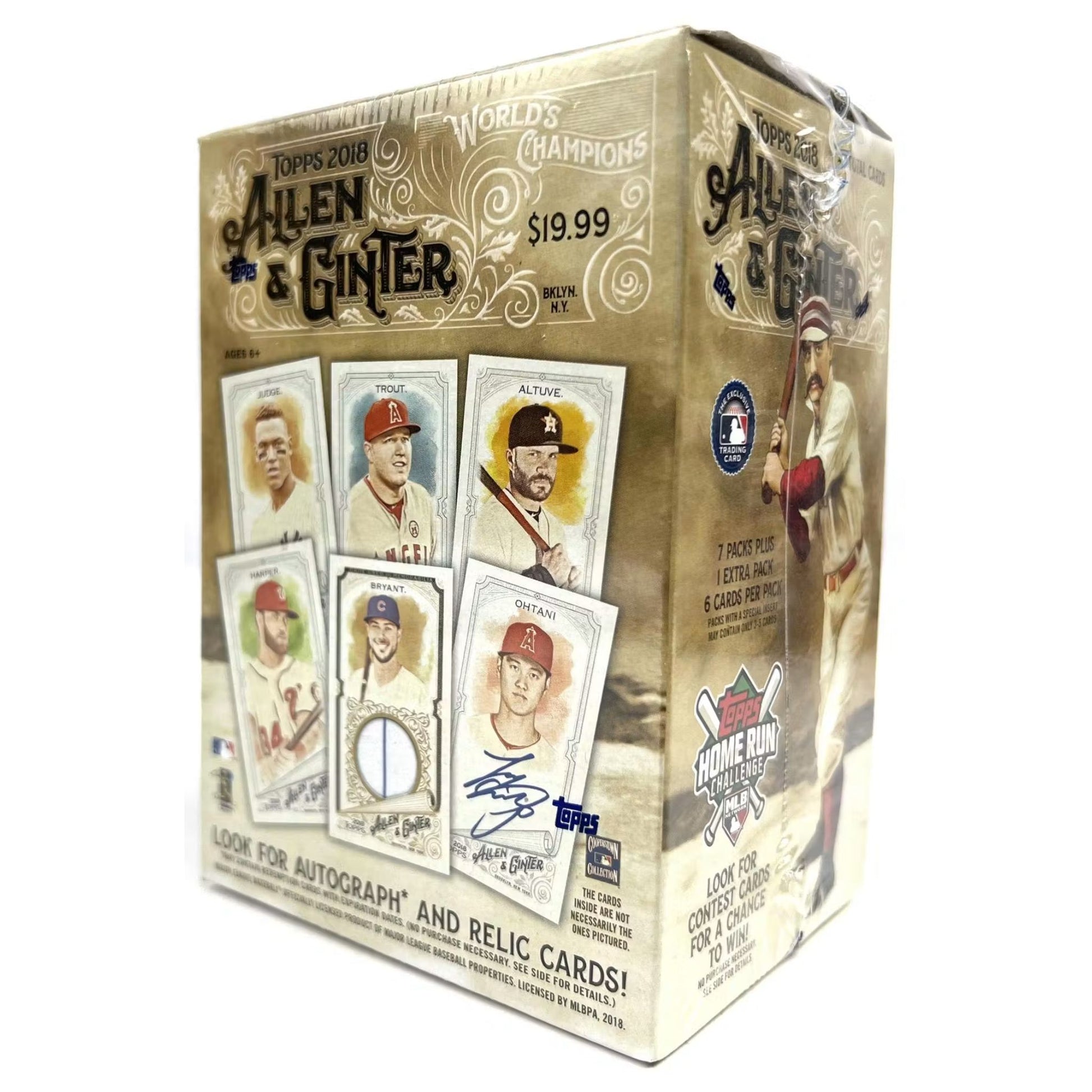 2018 Topps Allen and Ginter Baseball Blaster Box
