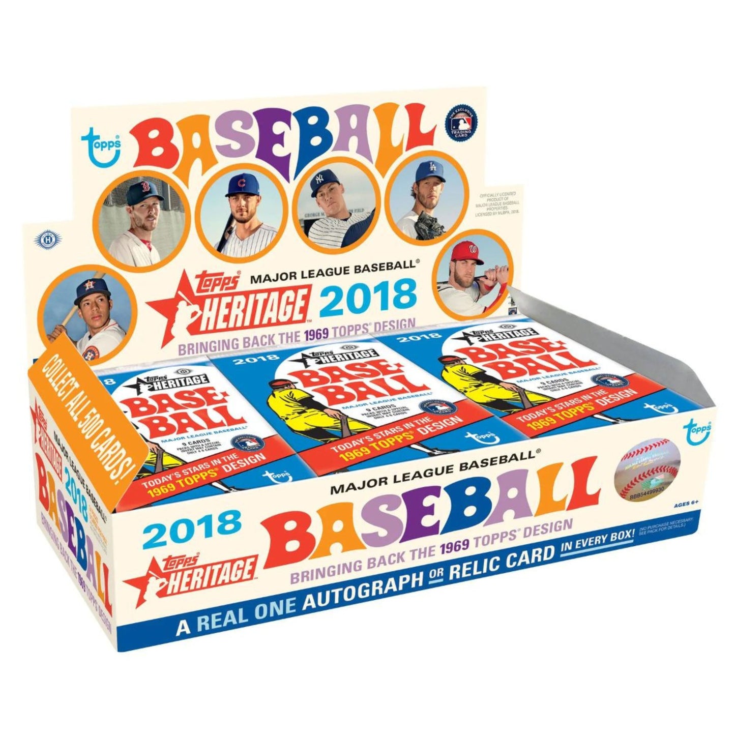 2018 Topps Heritage Baseball Hobby Box - Trading Card Market