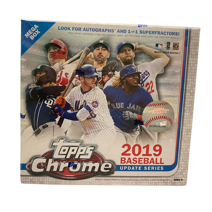 2019 Topps Chrome Update Series Baseball Mega Box