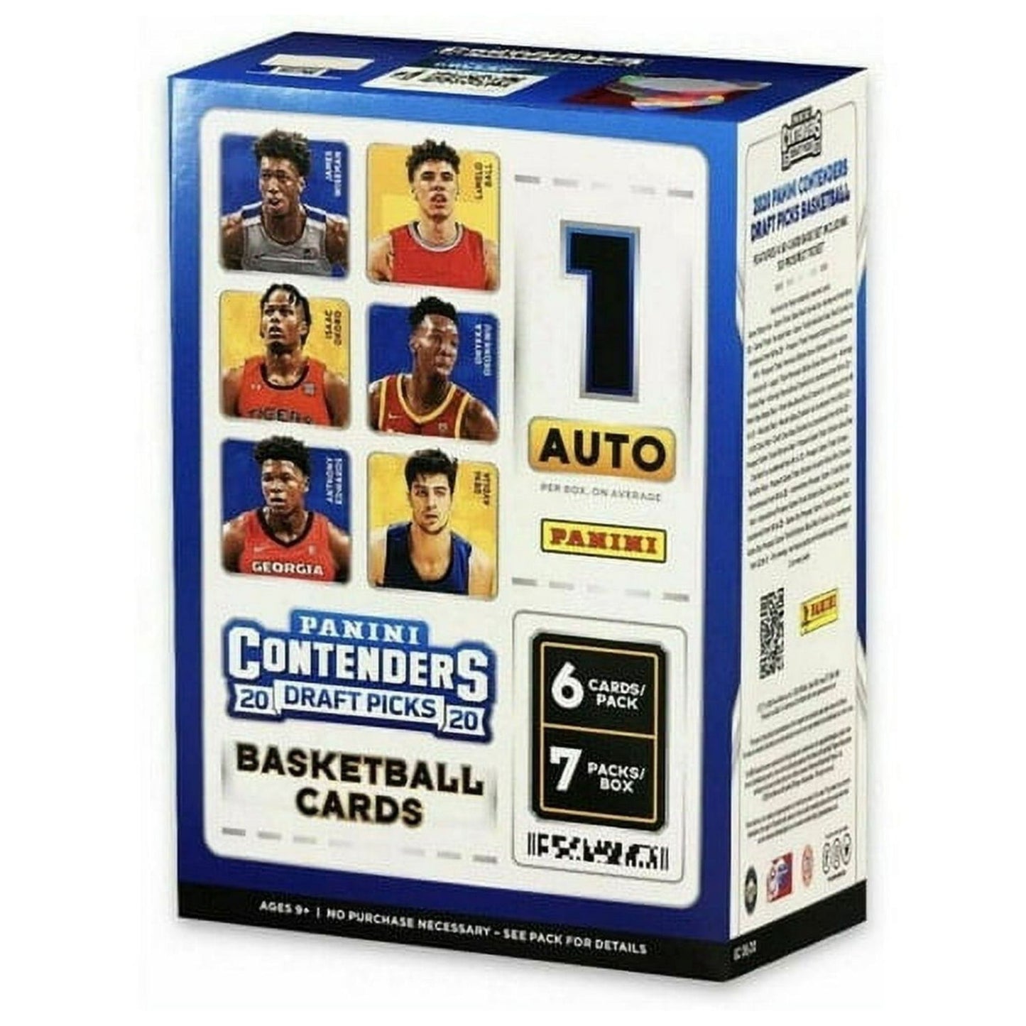 2020/21 Panini Contenders Draft Picks Basketball Blaster Box