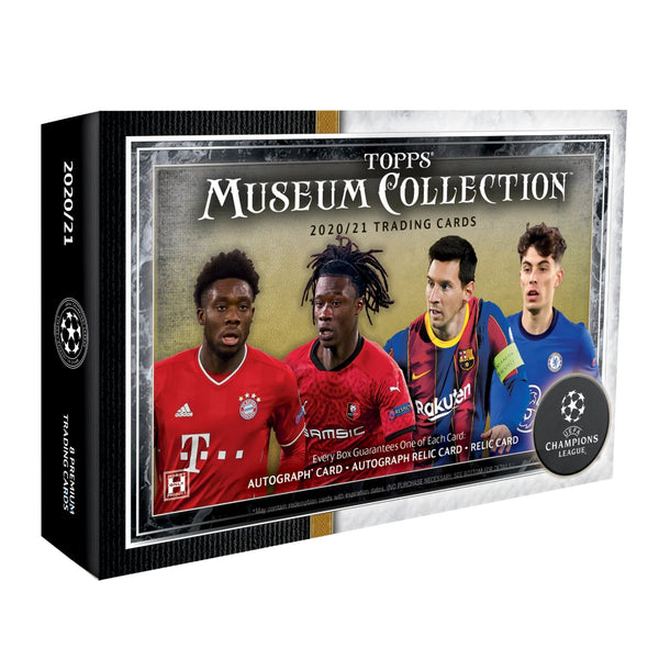 TOPPS 2021　MUSEUM COLLECTION　新品未開封ミニBOX 2020/21 Topps Museum Collection UEFA Champions League Soccer Hobby