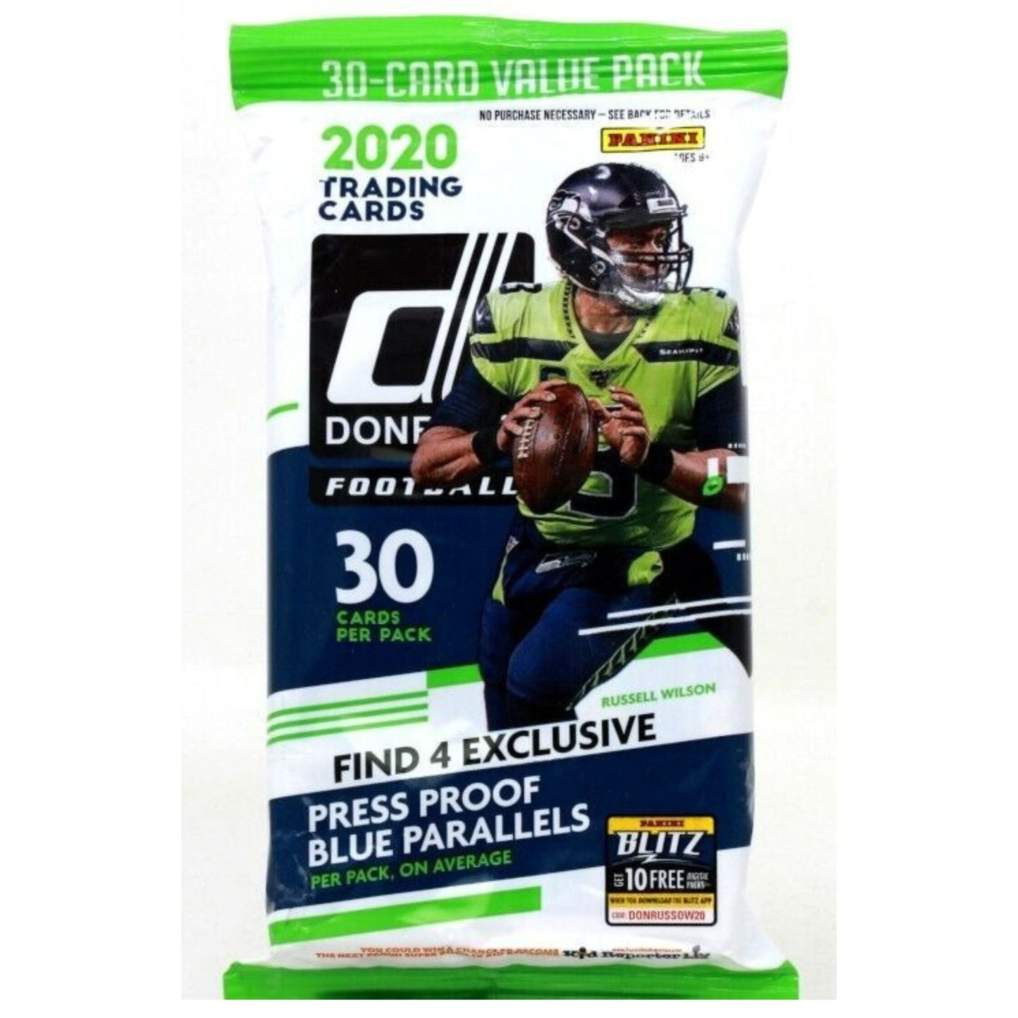 2020 Panini Donruss Football Cello Pack