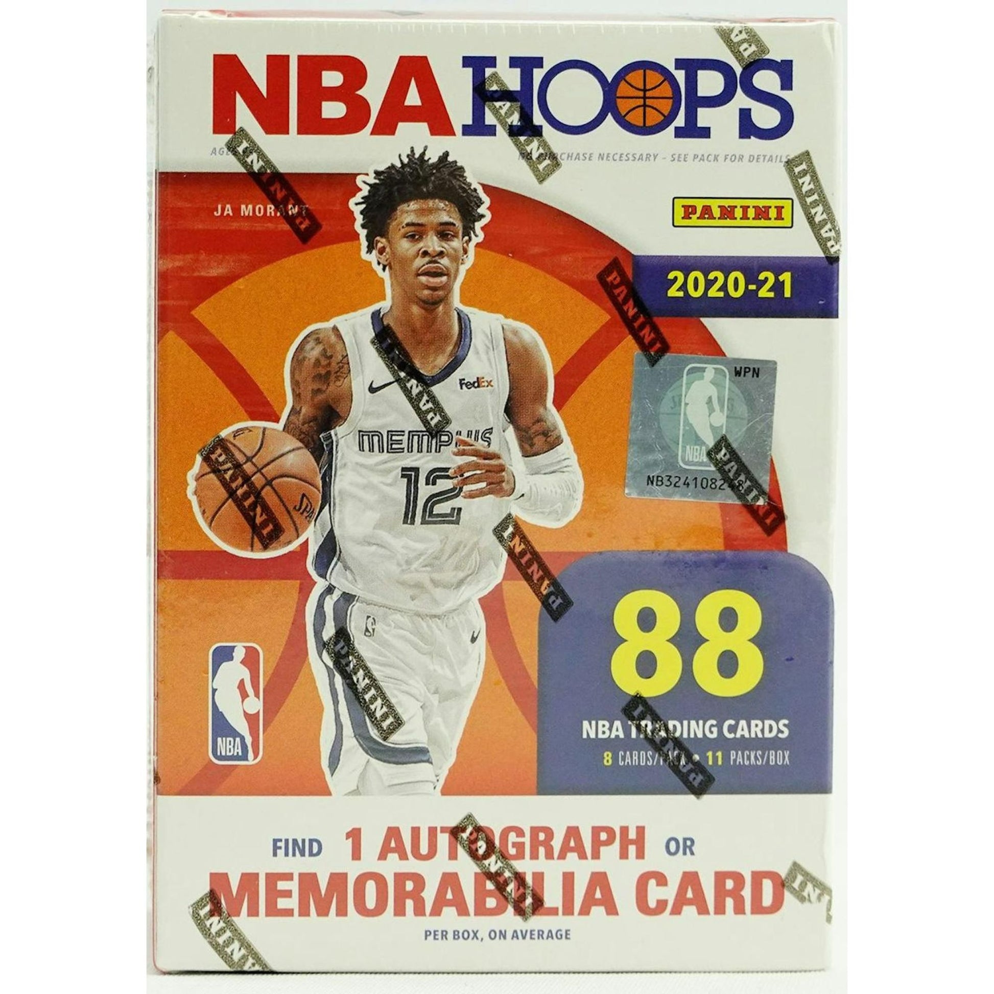 2020/21 Panini NBA Hoops Basketball Blaster Box