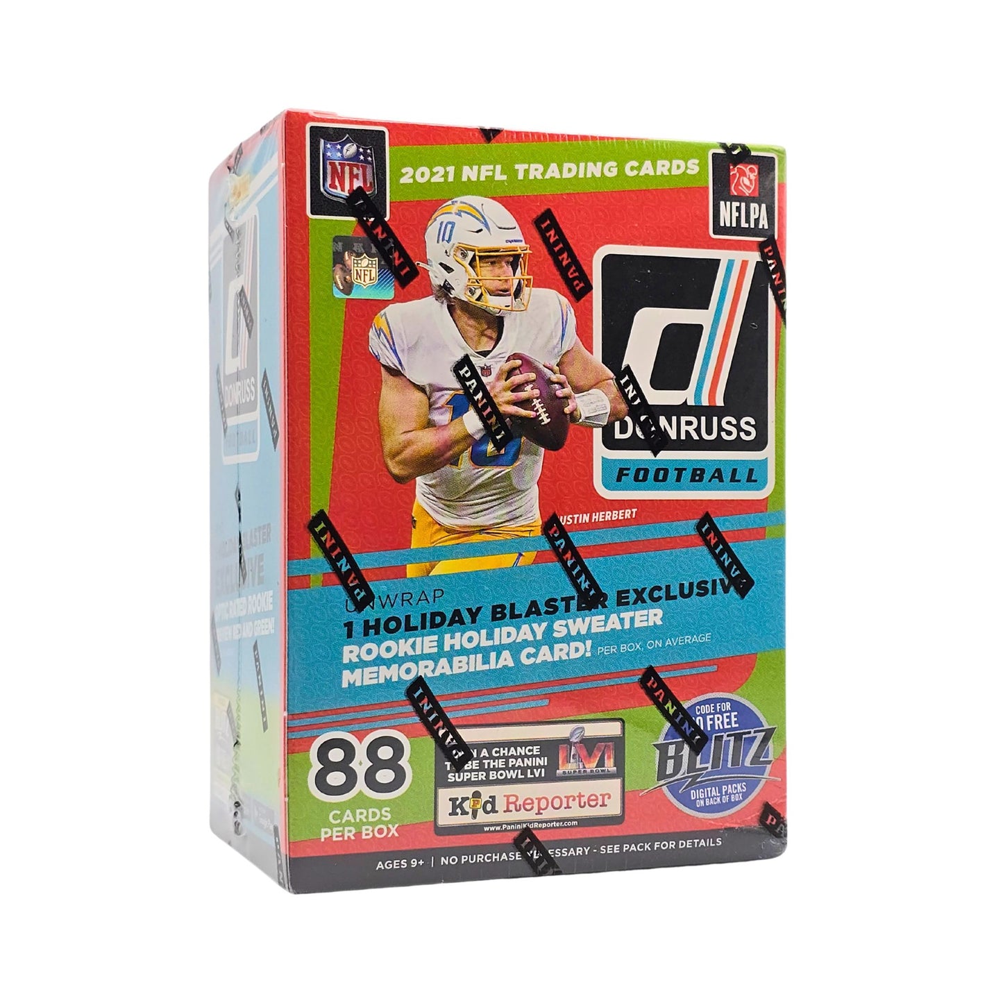 2021 Donruss Holiday Blaster Football Blaster Box