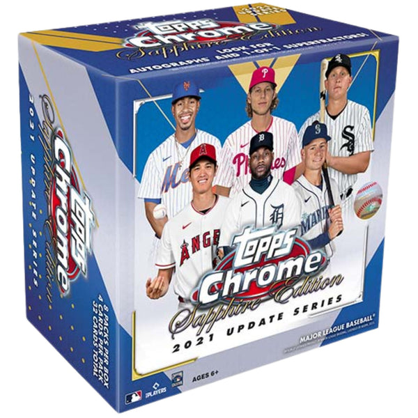 2021 Topps Chrome Update Sapphire Edition Baseball Box – Trading