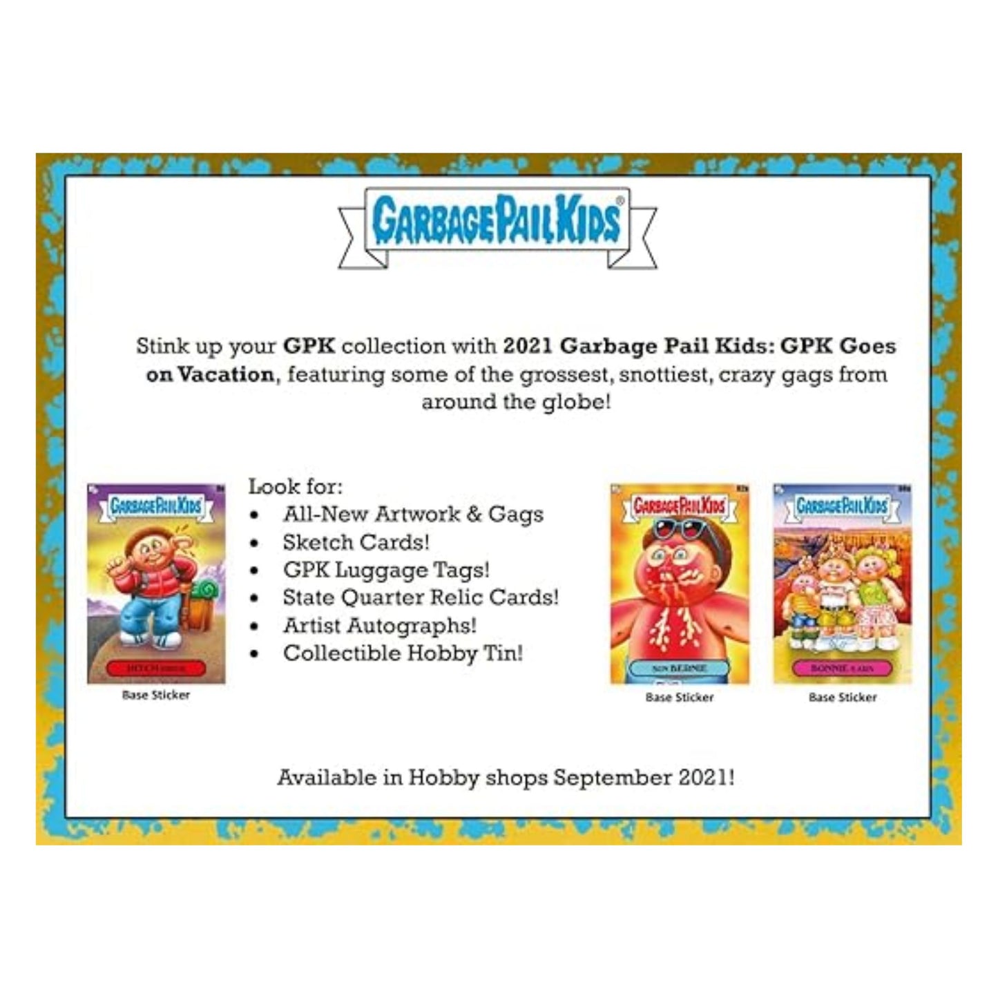 2021 Topps Garbage Pail Kids: GPK Goes On Vacation Collector's Edition Box - Trading Card Market