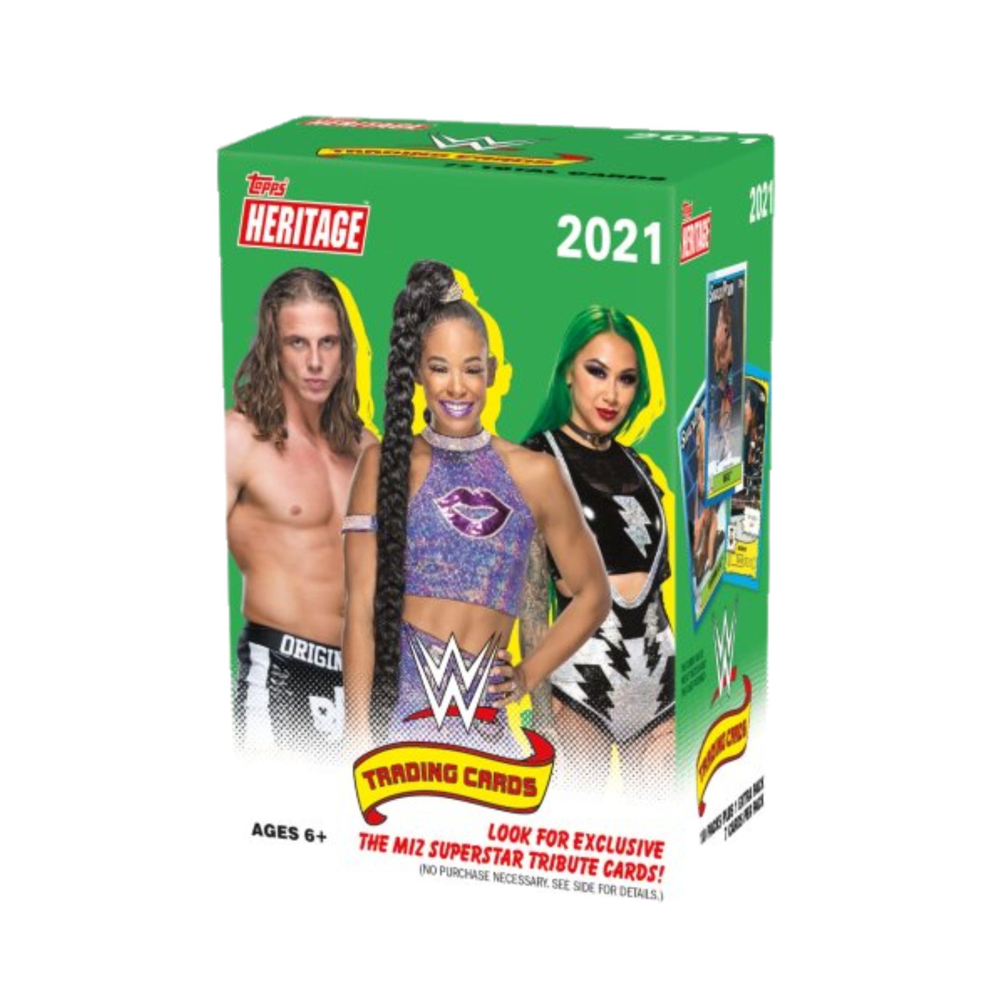 2021 Topps Heritage WWE Blaster Box - Trading Card Market