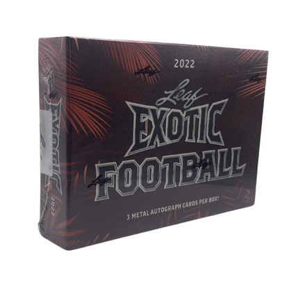 2022 Leaf Exotic Football Hobby Box