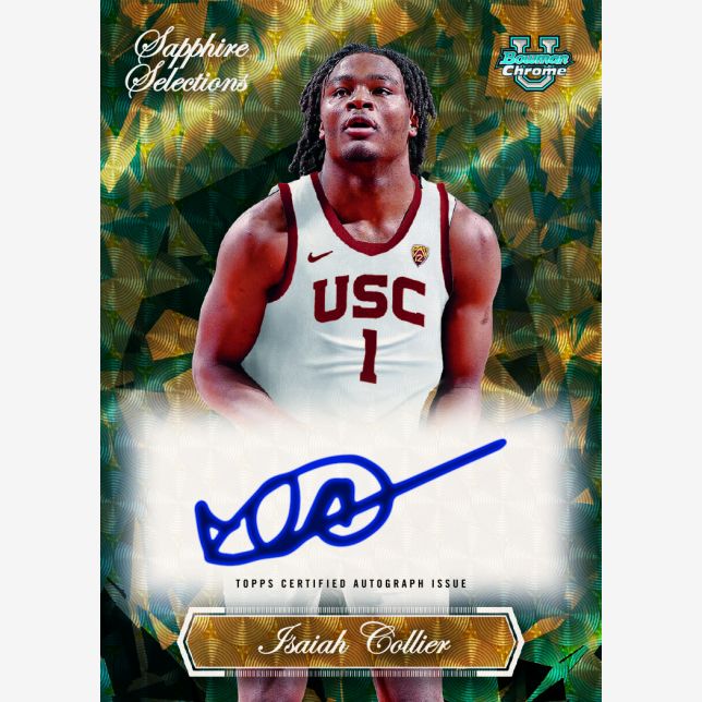 2023/24 Bowman University Chrome Basketball Sapphire Box - Trading Card Market