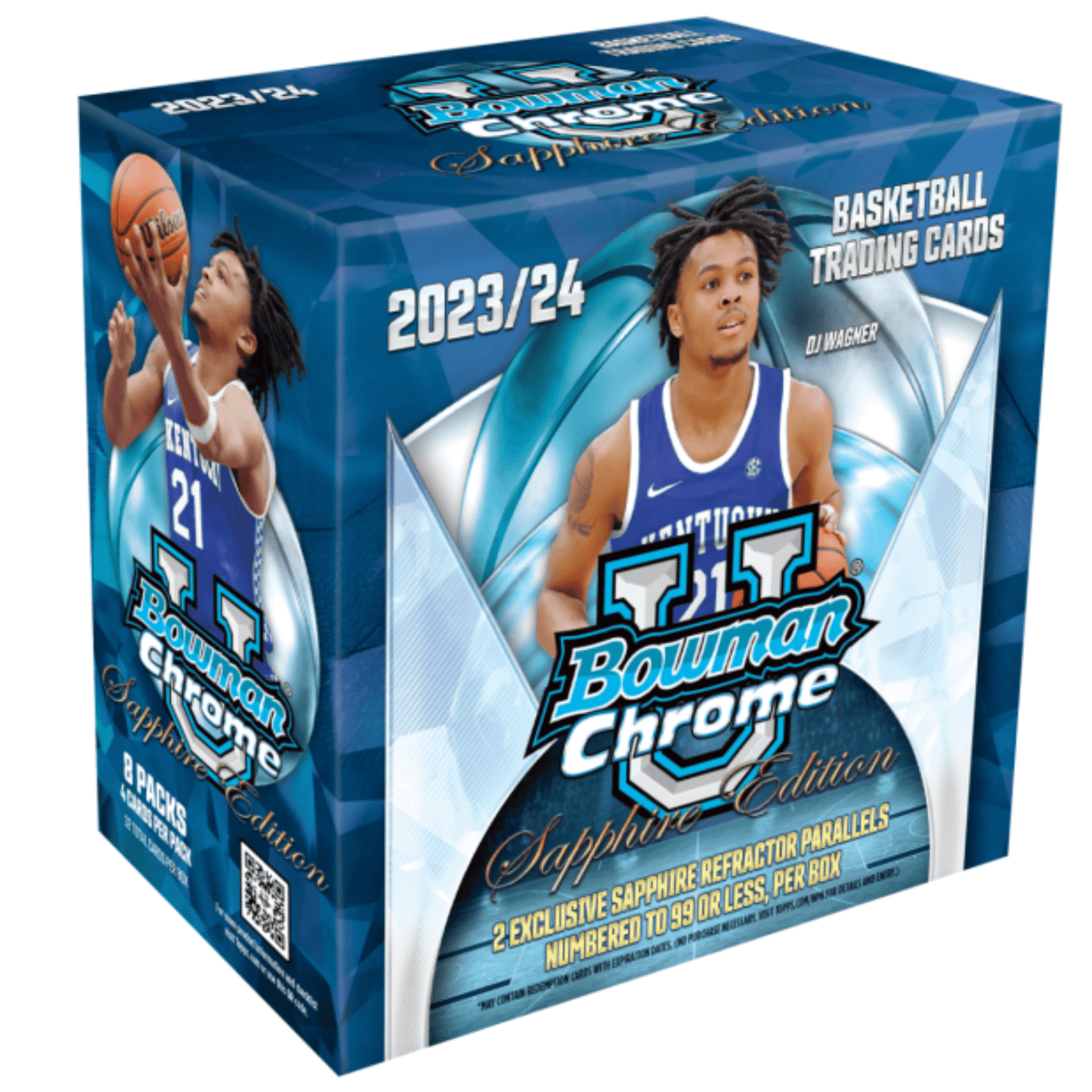 2023/24 Bowman University Chrome Basketball Sapphire Box - Trading Card Market