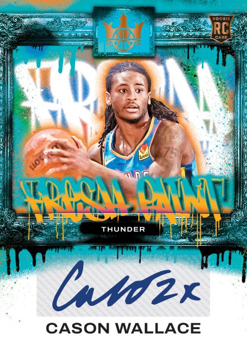 2023/24 Panini Court Kings Basketball  Cards_Cason Wallace_Fresh Paint
