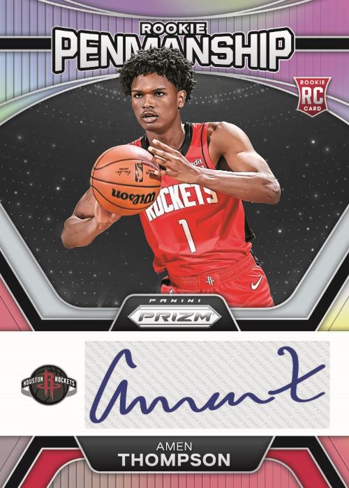 2023/24 Panini Prizm Basketball Cards - Amen Thompson Auto