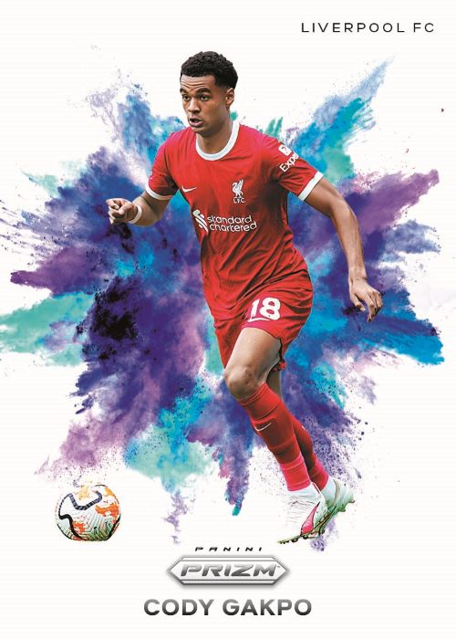 2023/24 Panini Prizm Premier League EPL Soccer Cards-Cody Gakpo Color Blast