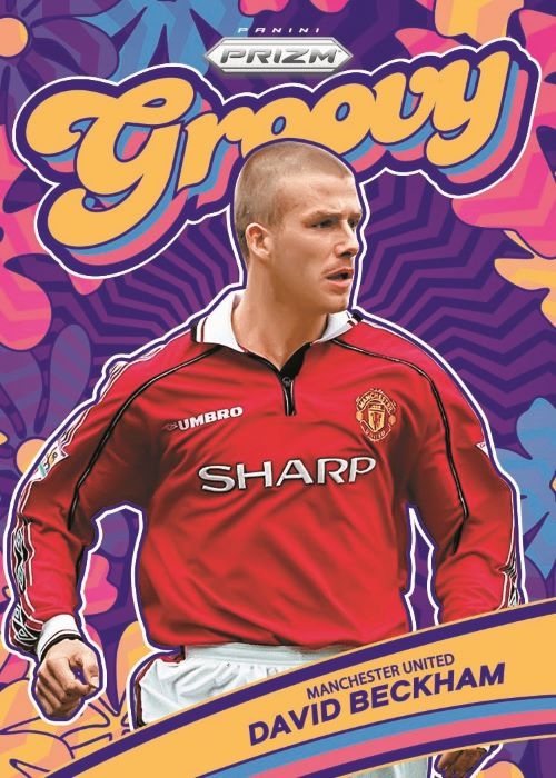 2023/24 Panini Prizm Premier League EPL Soccer Cards-David Beckham Groovy