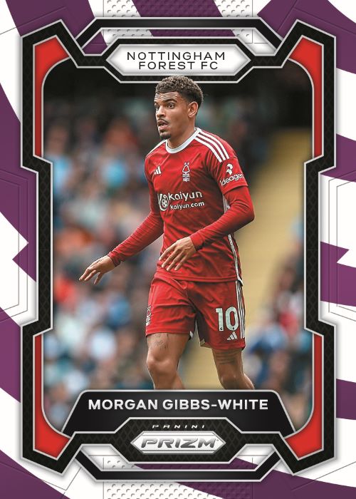 2023/24 Panini Prizm Premier League EPL Soccer Cards-Morgan Gibbs-White Stripes