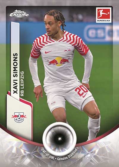 2023/24 Topps Chrome Bundesliga Soccer Cards - Xavi Simons