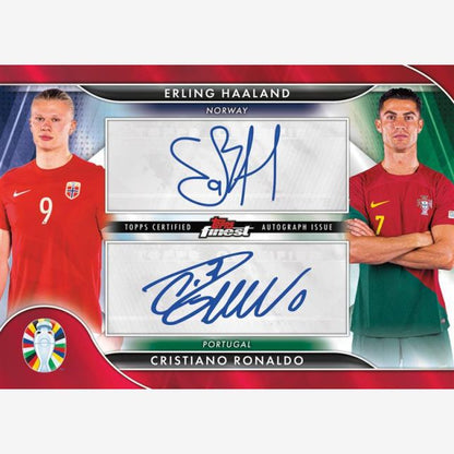 2023/24 Topps Finest Road to UEFA Euro Soccer Cards-Cristiano Ronaldo