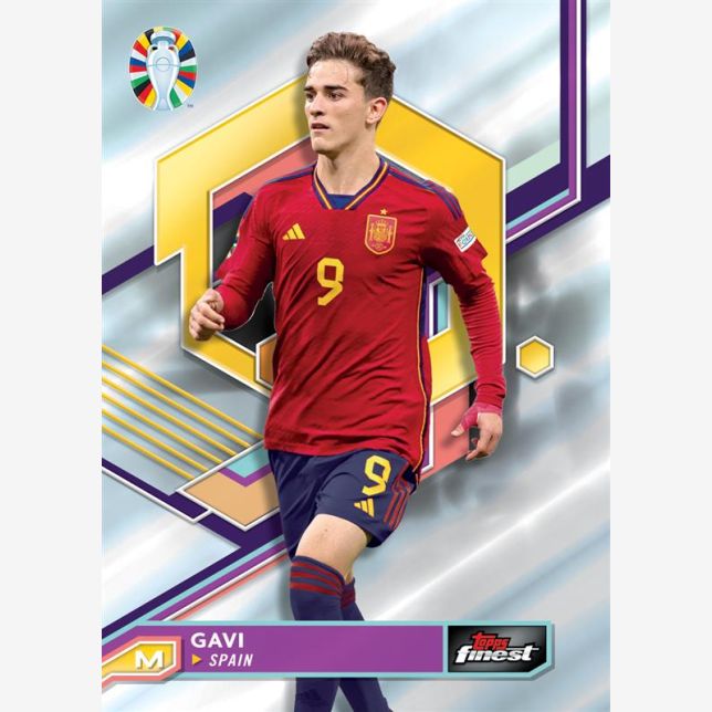 2023/24 Topps Finest Road to UEFA Euro Soccer Cards-Gavi