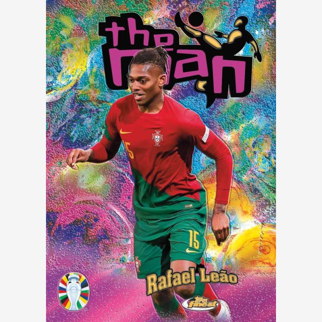 2023/24 Topps Finest Road to UEFA Euro Soccer Cards-Rafael Leao