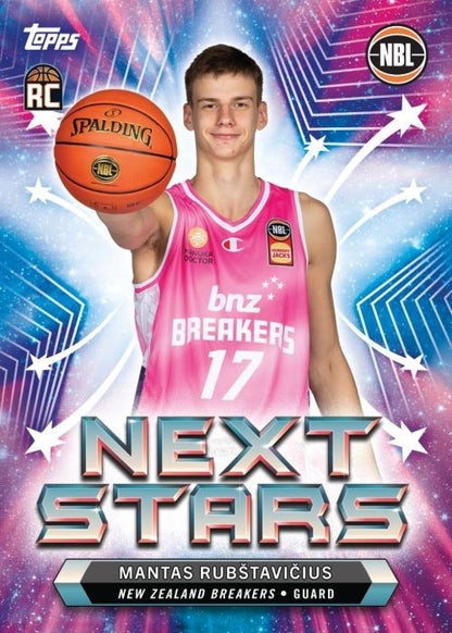 2023/24 Topps NBL Basketball Cards - Mantas Rubstavicius