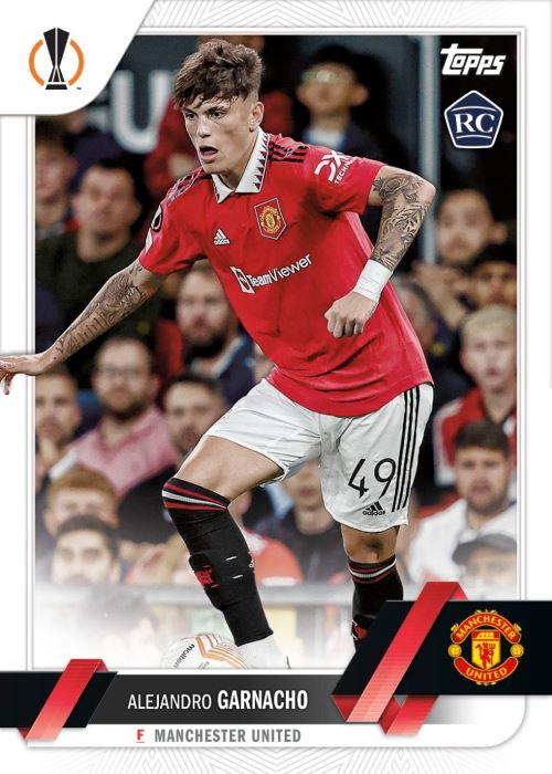 2023/24 Topps UEFA Club Competitions Soccer Cards - Alejandro Garnacho