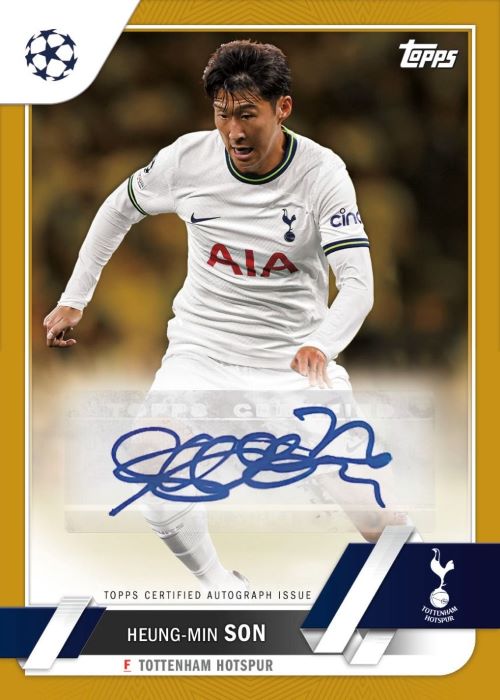 2023/24 Topps UEFA Club Competitions Soccer Cards - Heung-Min Son Auto