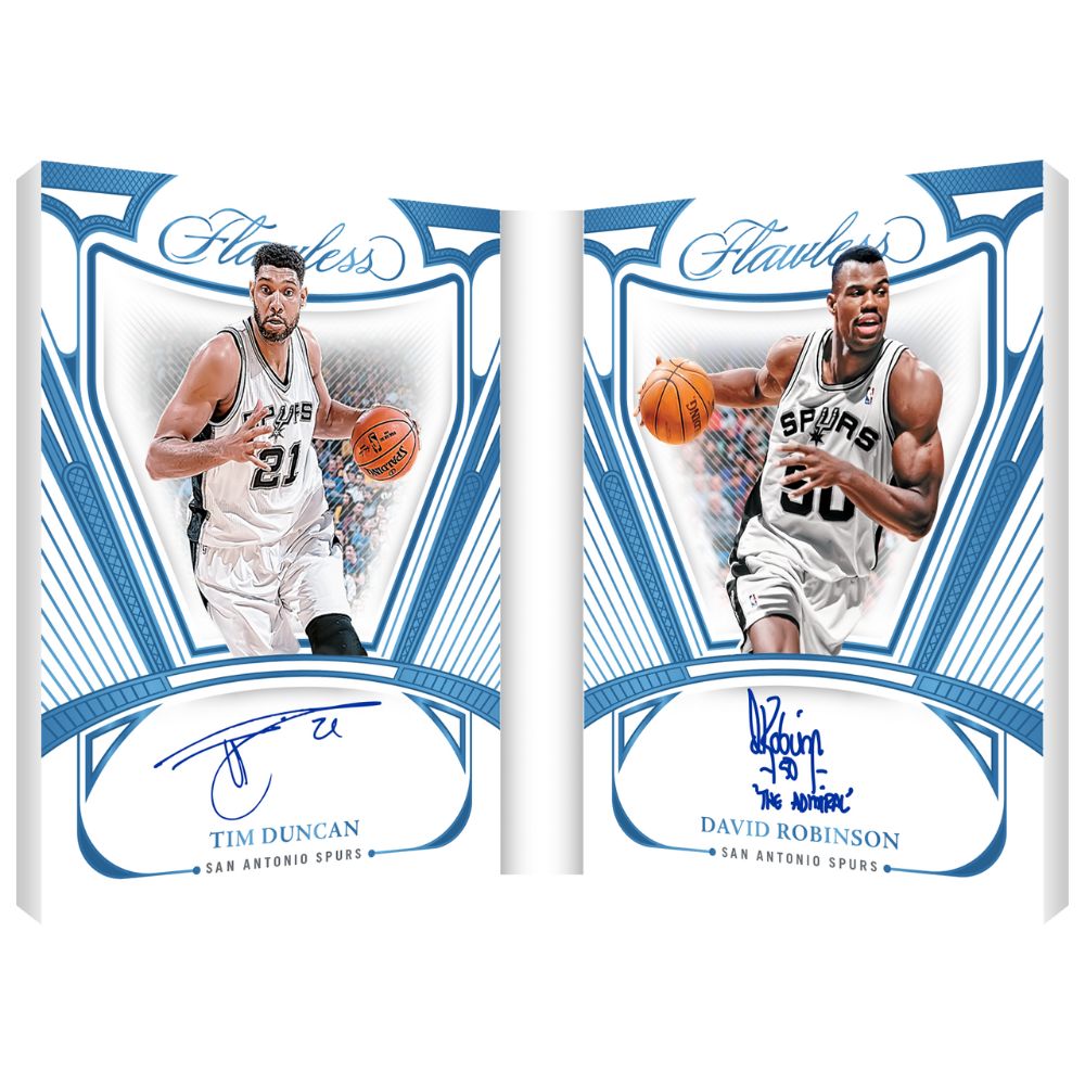 2023/24 Panini Flawless Basketball Cards - Tim Duncan_David Robinson